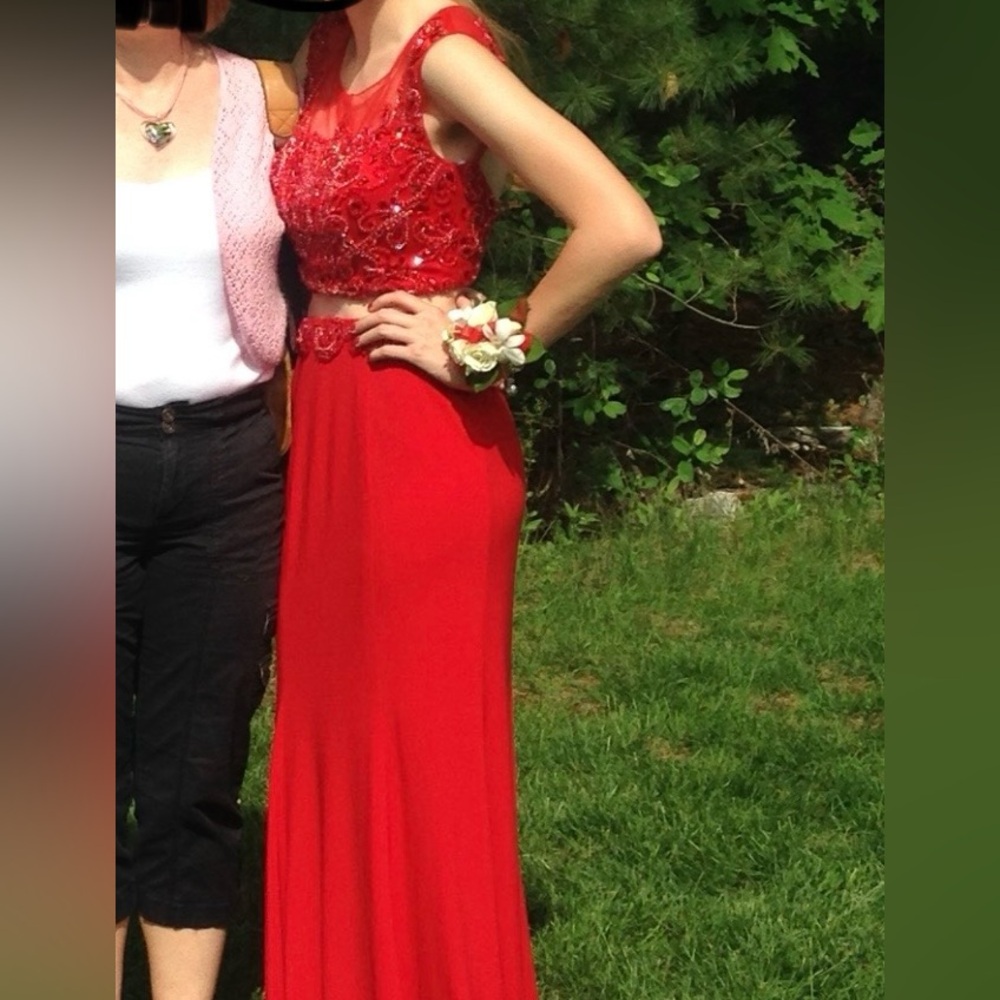 Jovani Two Piece Prom Dress - Picture 8 of 9